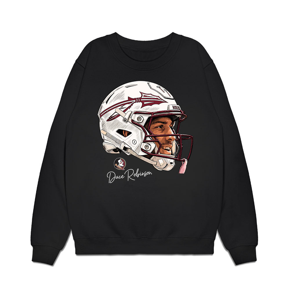 FSU - NCAA Football : Duce Robinson - Game Face Premium Crewneck Sweatshirt-0