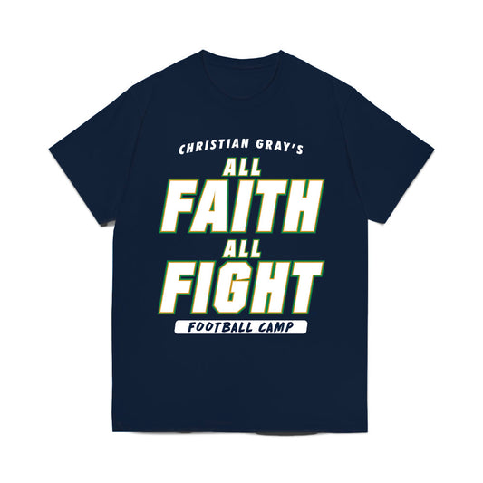 Notre Dame - NCAA Football : Christian Gray - Graphic Comfort Colors T-Shirt-0