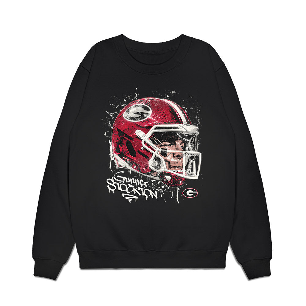 Georgia - NCAA Football : Gunner Stockton - Game Face Premium Crewneck Sweatshirt-0