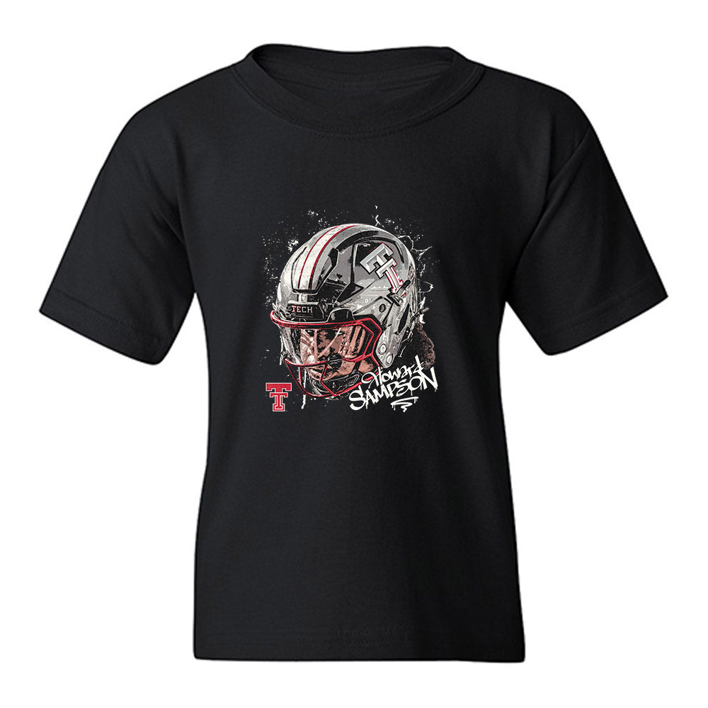 Texas Tech - NCAA Football : Howard Sampson - Game Face Youth T-Shirt-0