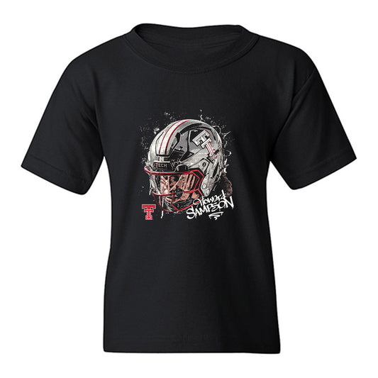 Texas Tech - NCAA Football : Howard Sampson - Game Face Youth T-Shirt-0