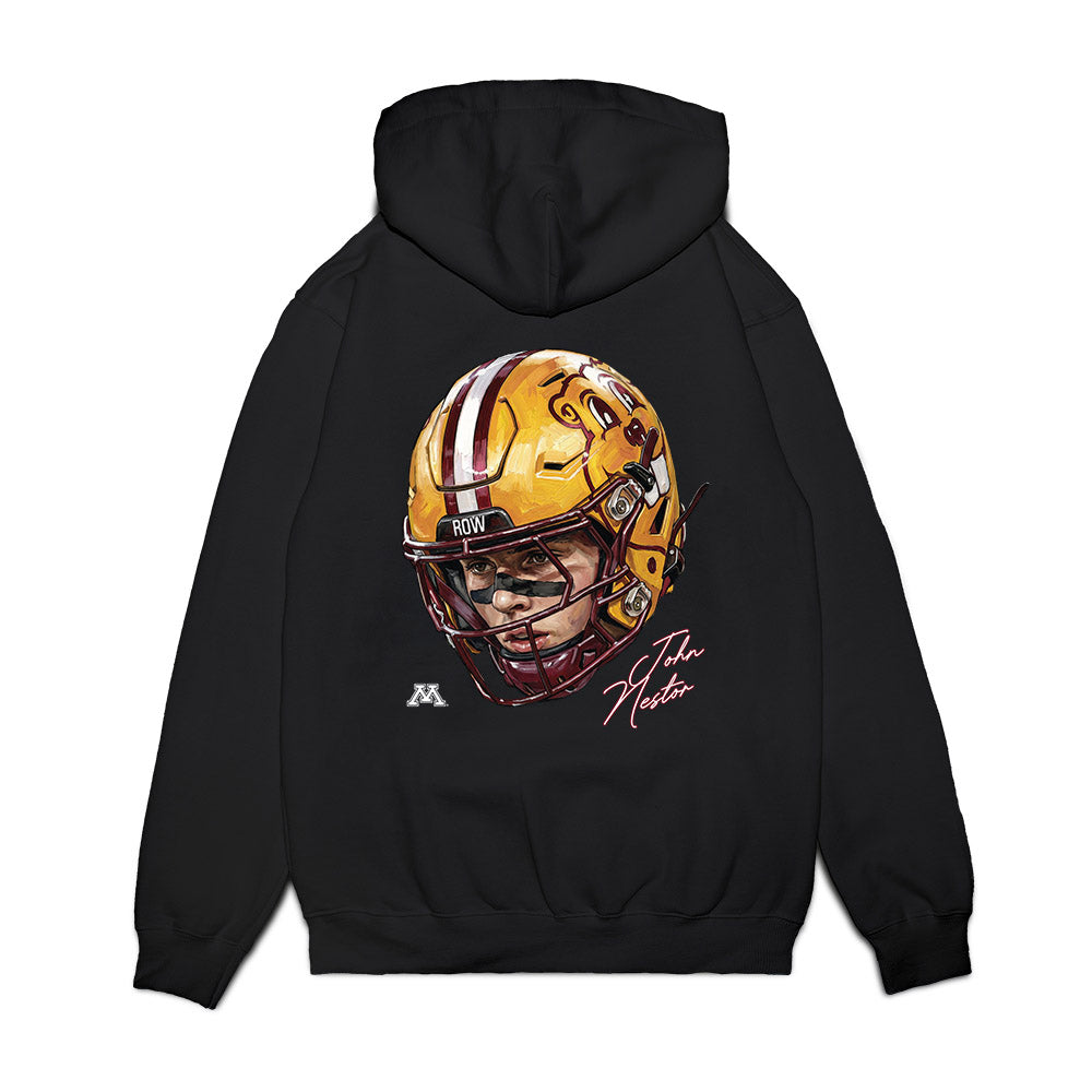 Minnesota - NCAA Football : John Nestor - Game Face Premium Hooded Sweatshirt-1