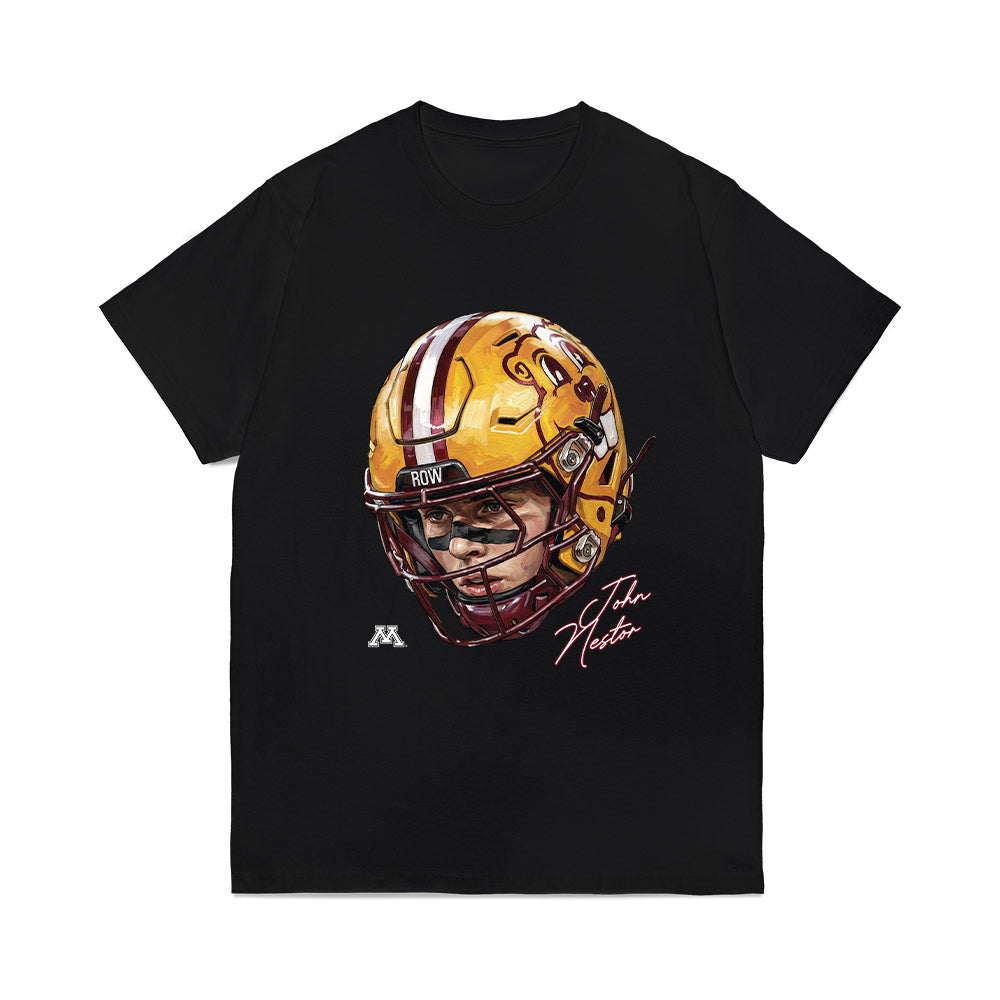 Minnesota - NCAA Football : John Nestor - Game Face Comfort Colors T-Shirt-0