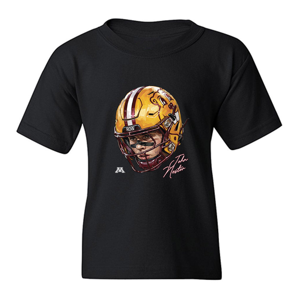 Minnesota - NCAA Football : John Nestor - Game Face Youth T-Shirt-0