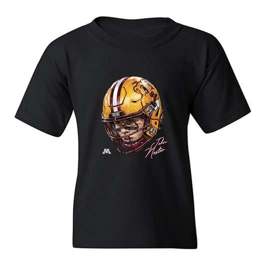 Minnesota - NCAA Football : John Nestor - Game Face Youth T-Shirt-0