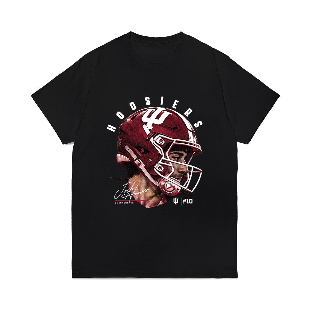 Indiana - NCAA Football : Josh Hoover - Game Face Comfort Colors T-Shirt-0