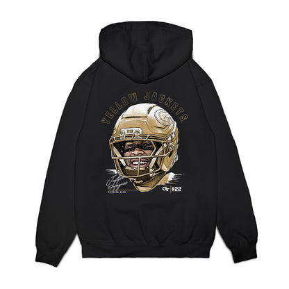 Georgia Tech - NCAA Football : Justice Haynes - Game Face Premium Hooded Sweatshirt-1