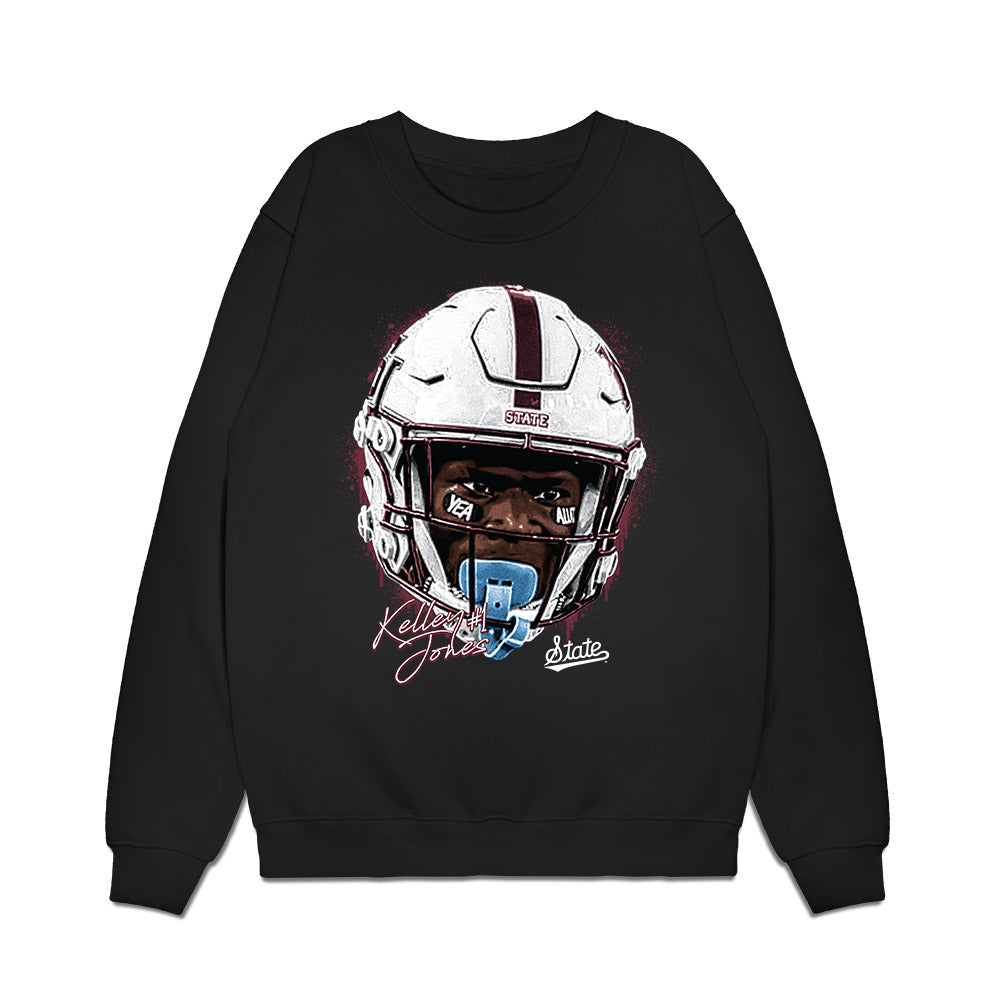 Mississippi State - NCAA Football : Kelley Jones - Game Face Premium Crewneck Sweatshirt-0