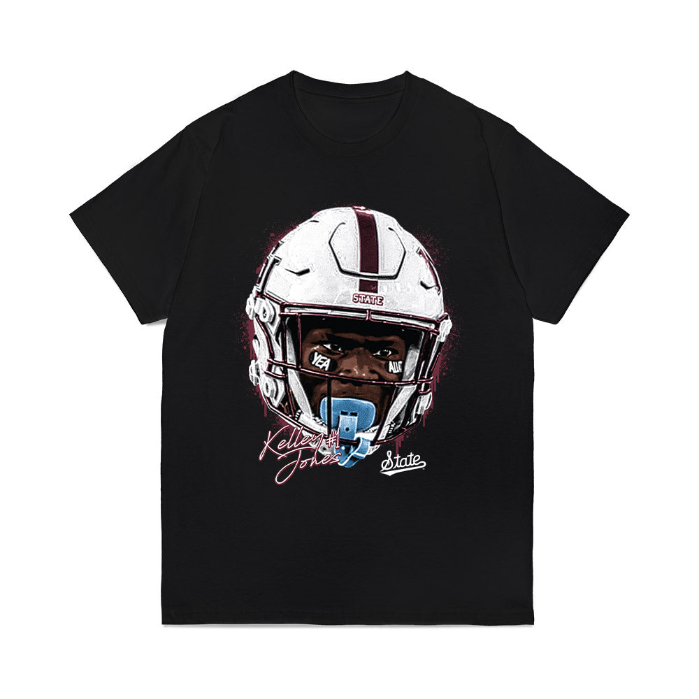 Mississippi State - NCAA Football : Kelley Jones - Game Face Comfort Colors T-Shirt-0