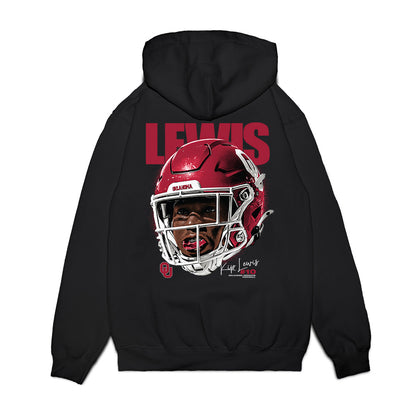 Oklahoma - NCAA Football : Kip Lewis - Game Face Premium Hooded Sweatshirt-1