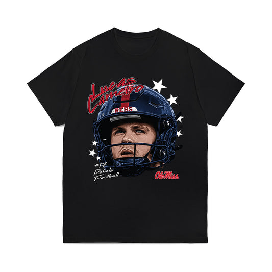 Ole Miss - NCAA Football : Lucas Carneiro - Game Face Comfort Colors T-Shirt-0