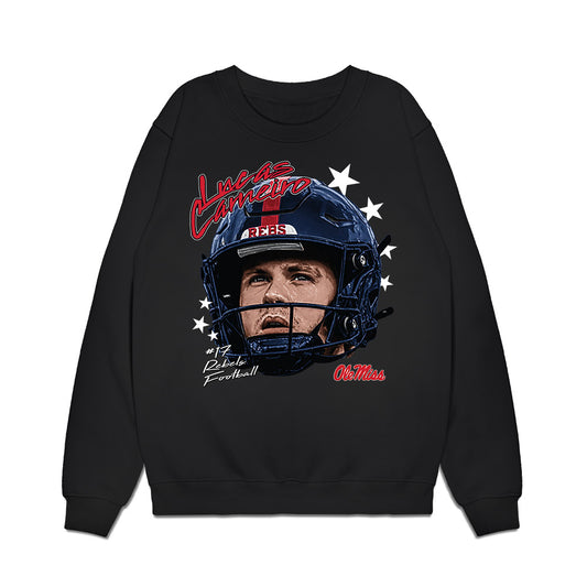 Ole Miss - NCAA Football : Lucas Carneiro - Game Face Premium Crewneck Sweatshirt-0