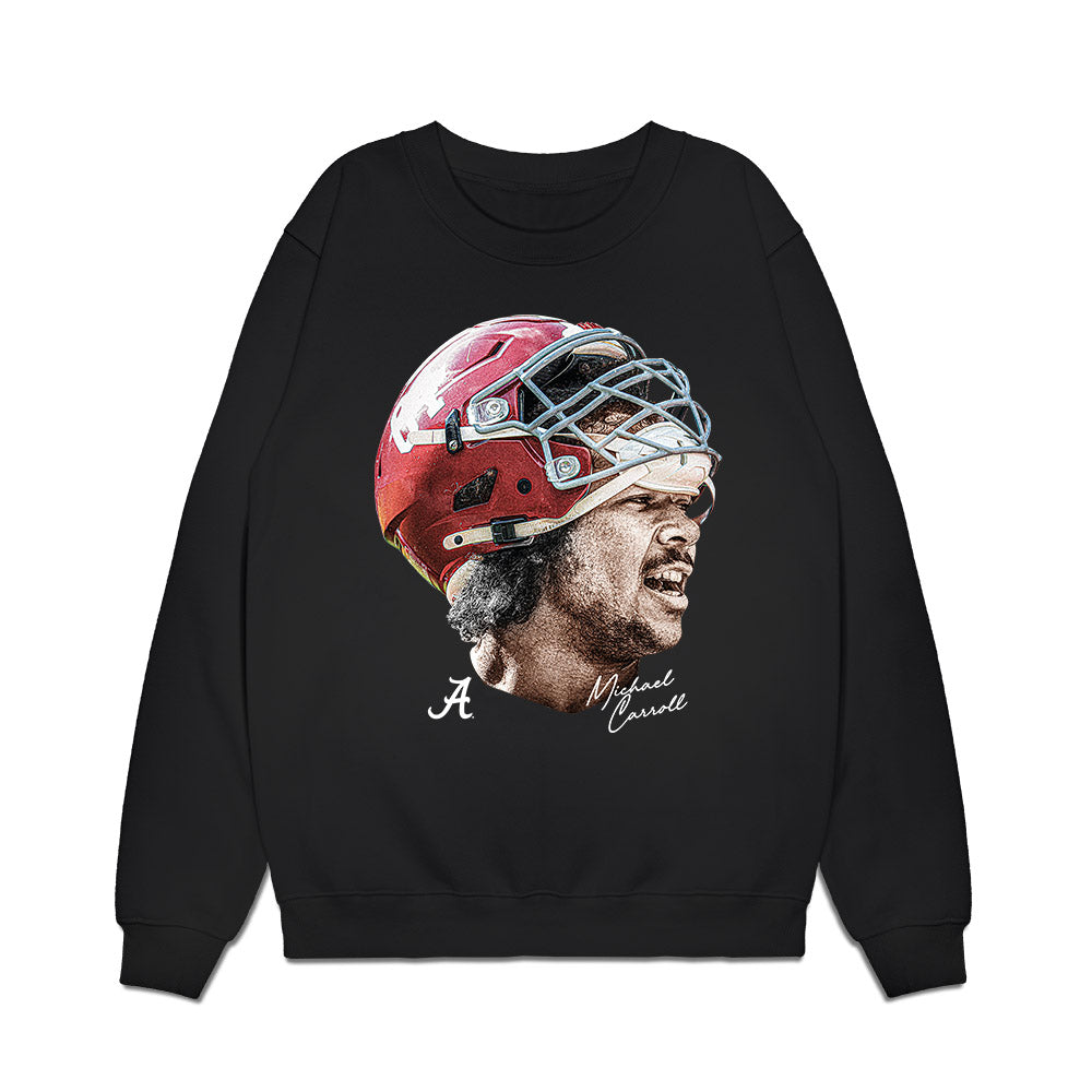 Alabama - NCAA Football : Michael Carroll - Game face Premium Crewneck Sweatshirt-0