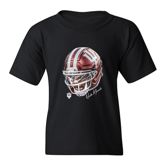 Indiana - NCAA Football : Nick Marsh - Game Face Youth T-Shirt-0