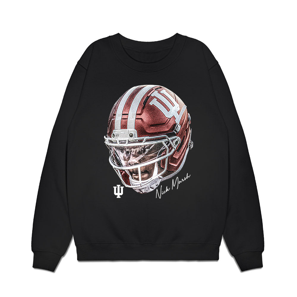 Indiana - NCAA Football : Nick Marsh - Game Face Premium Crewneck Sweatshirt-0