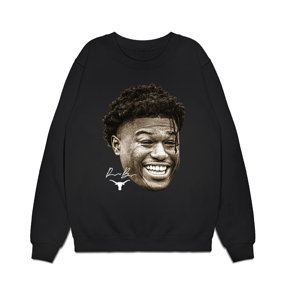 Texas - NCAA Football : Raleek Brown - Game Face Premium Crewneck Sweatshirt-0