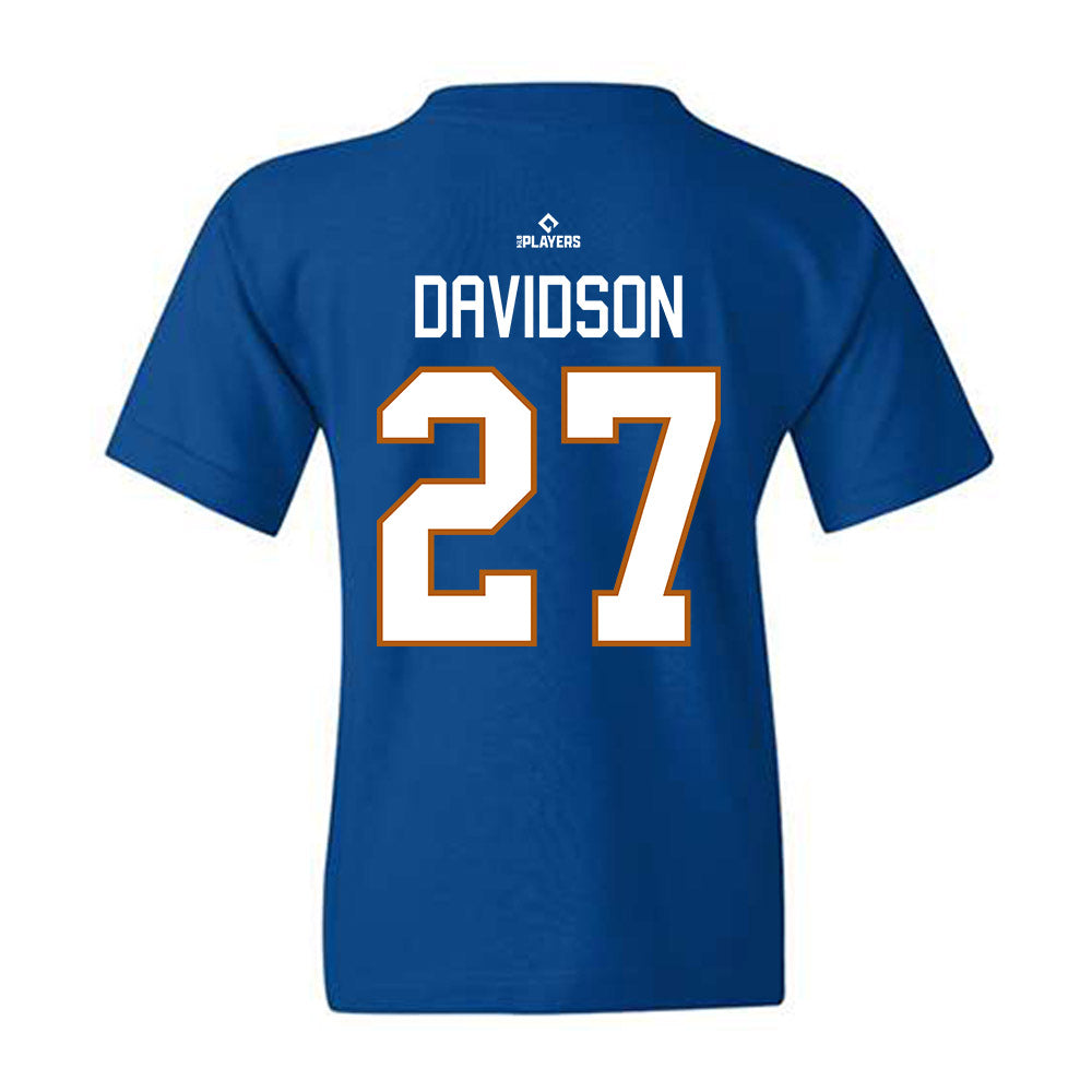 Durham Bulls - MILB Baseball : Logan Davidson - Youth T-Shirt-1