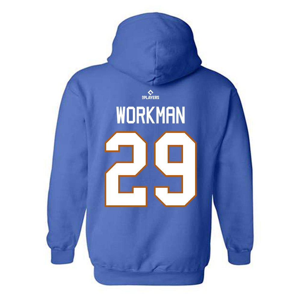 Durham Bulls - MILB Baseball : Logan Workman - Hooded Sweatshirt-1
