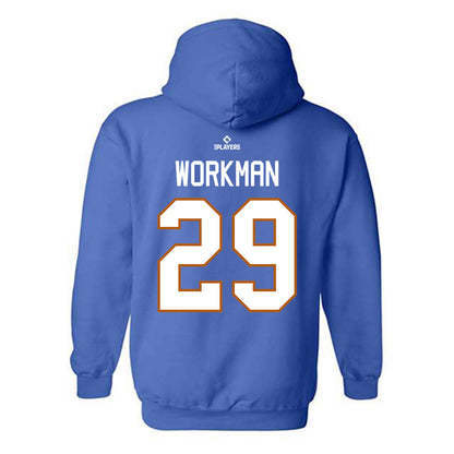 Durham Bulls - MILB Baseball : Logan Workman - Hooded Sweatshirt-1