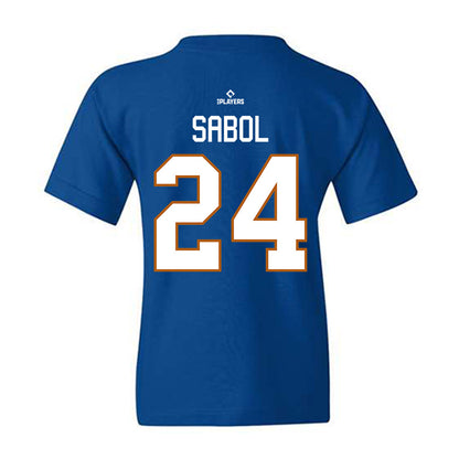Durham Bulls - MILB Baseball : Blake Sabol - Youth T-Shirt-1