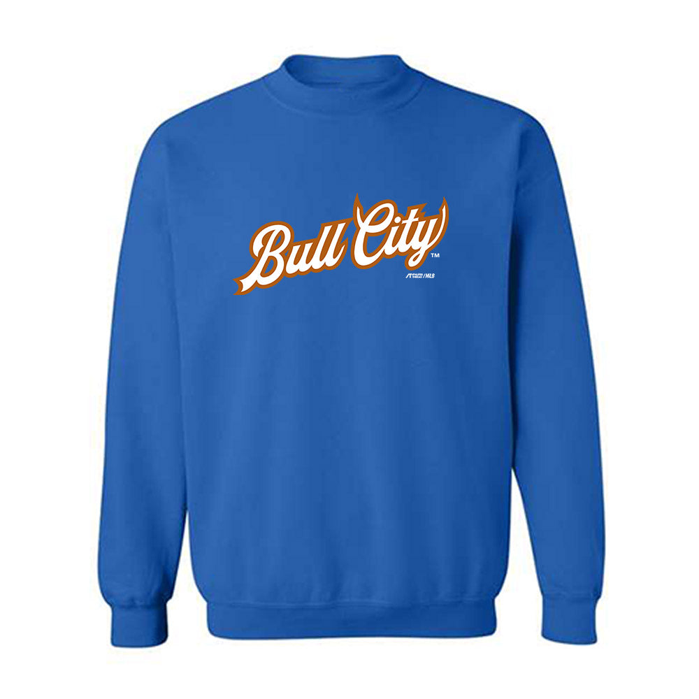 Durham Bulls - MILB Baseball : Jacob Melton - Crewneck Sweatshirt-0