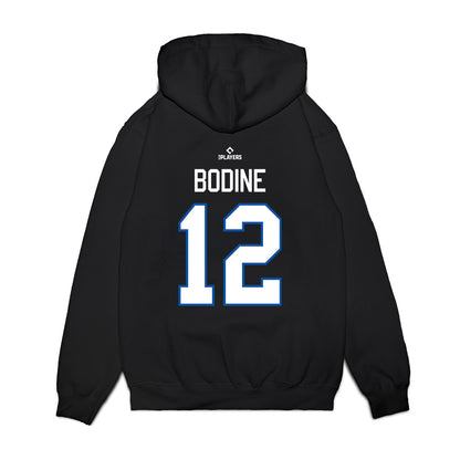 Durham Bulls - MILB Baseball : Caden Bodine - Premium Hooded Sweatshirt-1