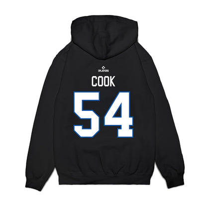 Durham Bulls - MILB Baseball : Alex Cook - Premium Hooded Sweatshirt-1