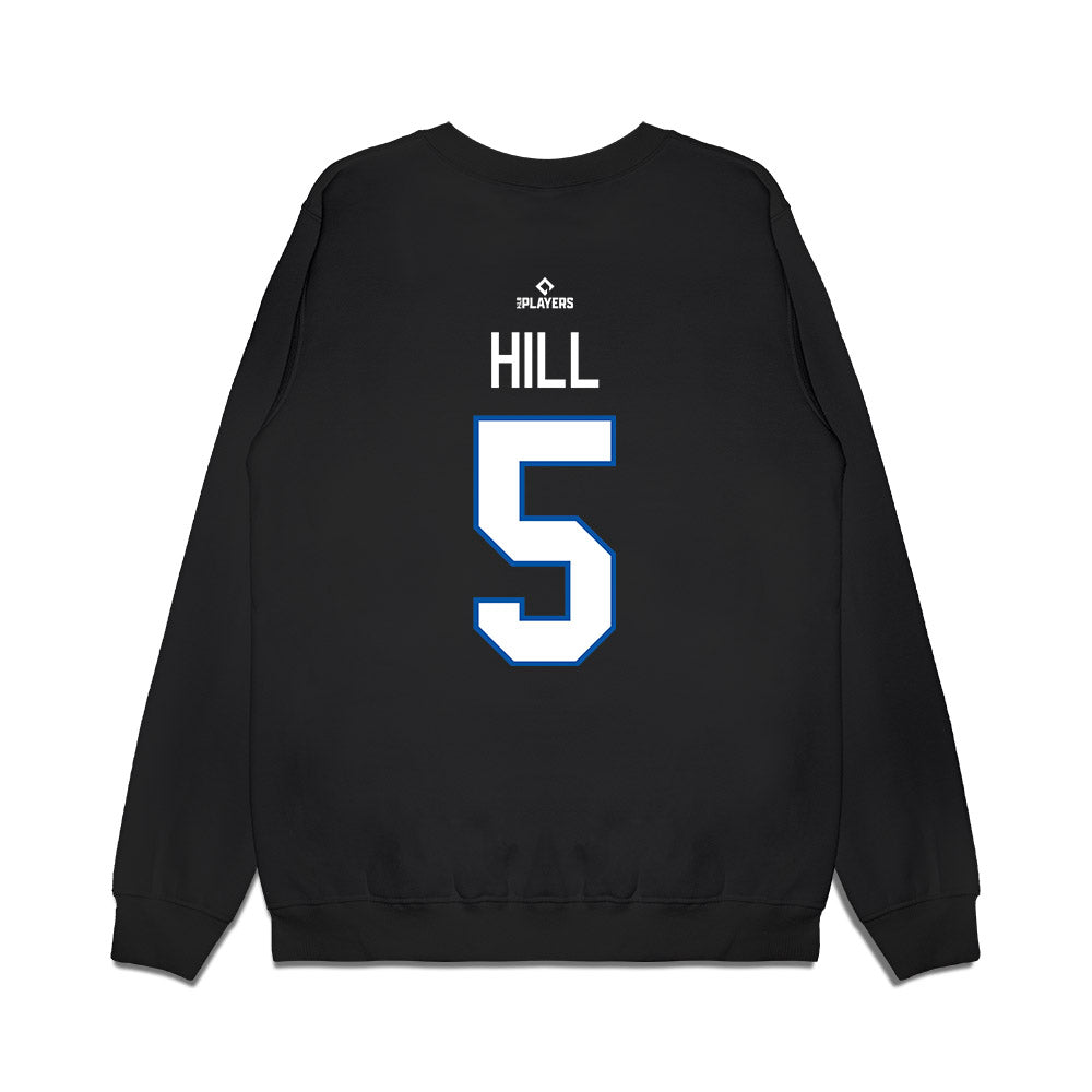 Durham Bulls - MILB Baseball : Cam Hill - Premium Crewneck Sweatshirt-1