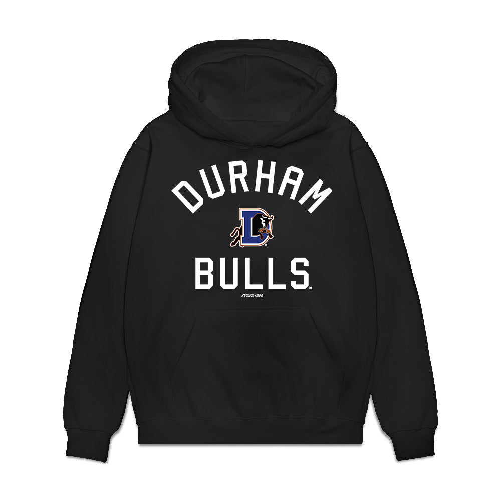 Durham Bulls - MILB Baseball : Logan Workman - Premium Hooded Sweatshirt-0