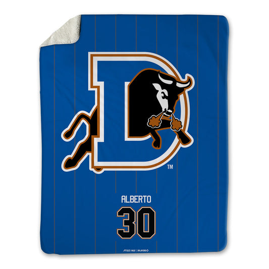 Durham Bulls - MILB Baseball : Alexander Alberto - Blanket-0