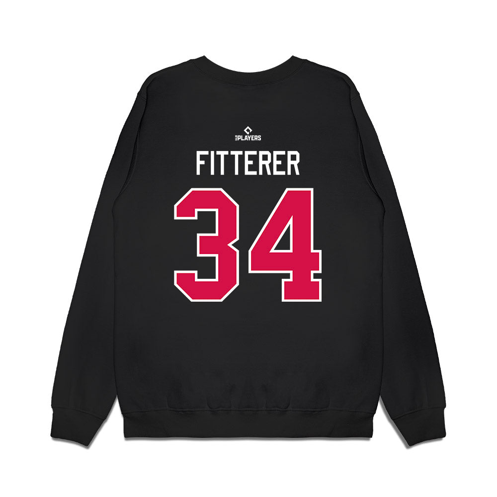 El Paso Chihuahuas - MILB Baseball : Evan Fitterer - Premium Crewneck Sweatshirt-1