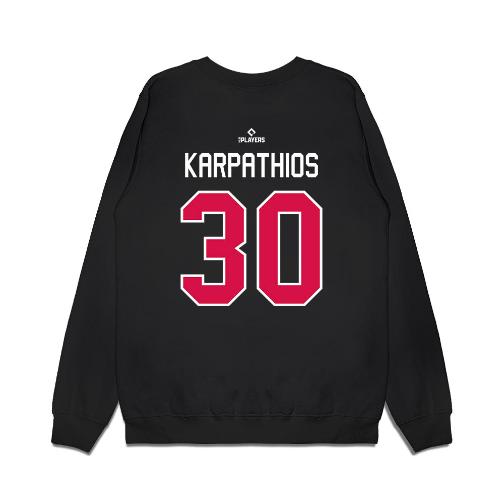 El Paso Chihuahuas - MILB Baseball : Braedon Karpathios - Premium Crewneck Sweatshirt-1
