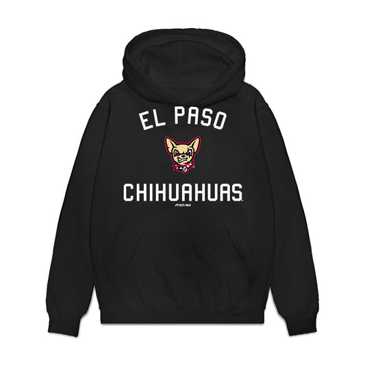 El Paso Chihuahuas - MILB Baseball : Hunter Stratton - Premium Hooded Sweatshirt-0