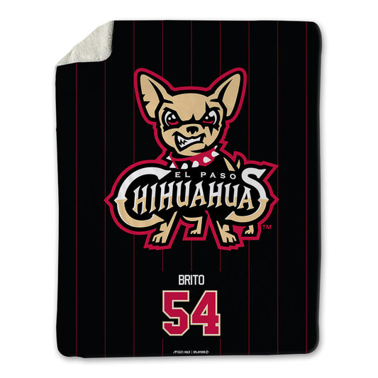 El Paso Chihuahuas - MILB Baseball : Jhony Brito - Blanket-0