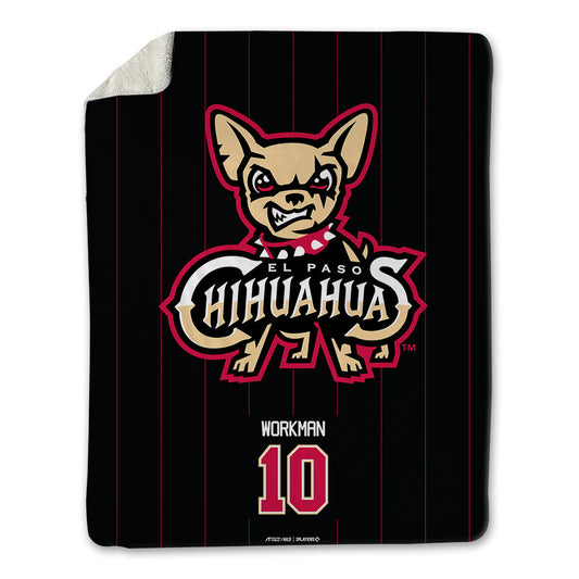 El Paso Chihuahuas - MILB Baseball : Gage Workman - Blanket-0