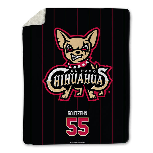 El Paso Chihuahuas - MILB Baseball : Ethan Routzahn - Blanket-0