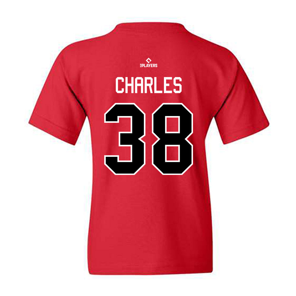 Erie SeaWolves - MILB Baseball : Wandisson Charles - Youth T-Shirt-1