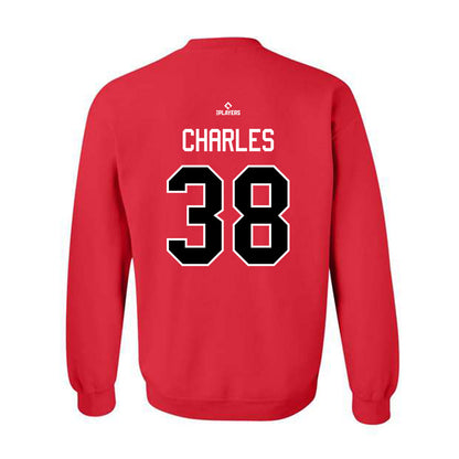 Erie SeaWolves - MILB Baseball : Wandisson Charles - Crewneck Sweatshirt-1
