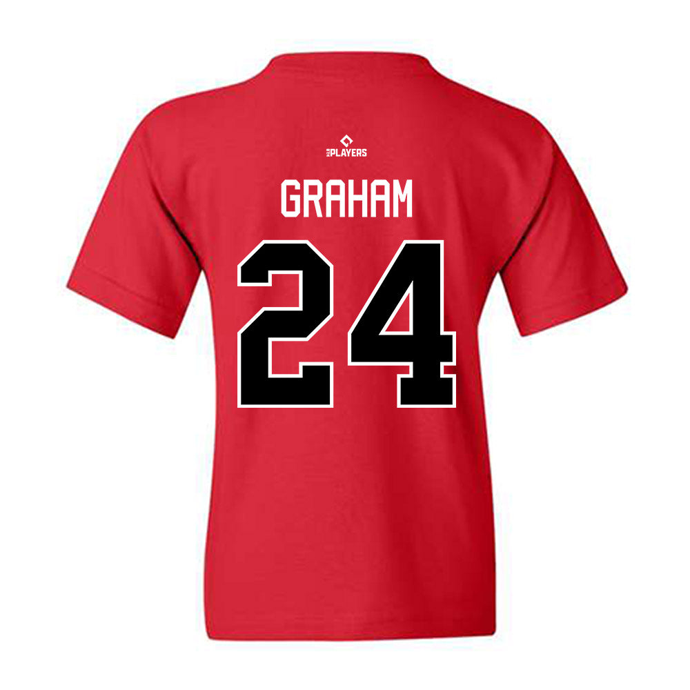 Erie SeaWolves - MILB Baseball : Peyton Graham - Youth T-Shirt-1