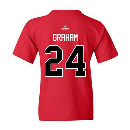 Erie SeaWolves - MILB Baseball : Peyton Graham - Youth T-Shirt-1