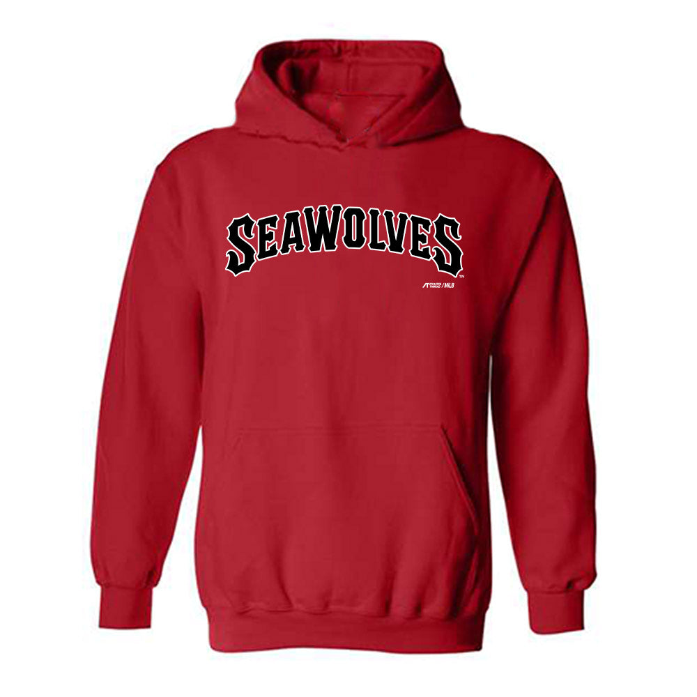 Erie SeaWolves - MILB Baseball : Garrett Burhenn - Hooded Sweatshirt-0