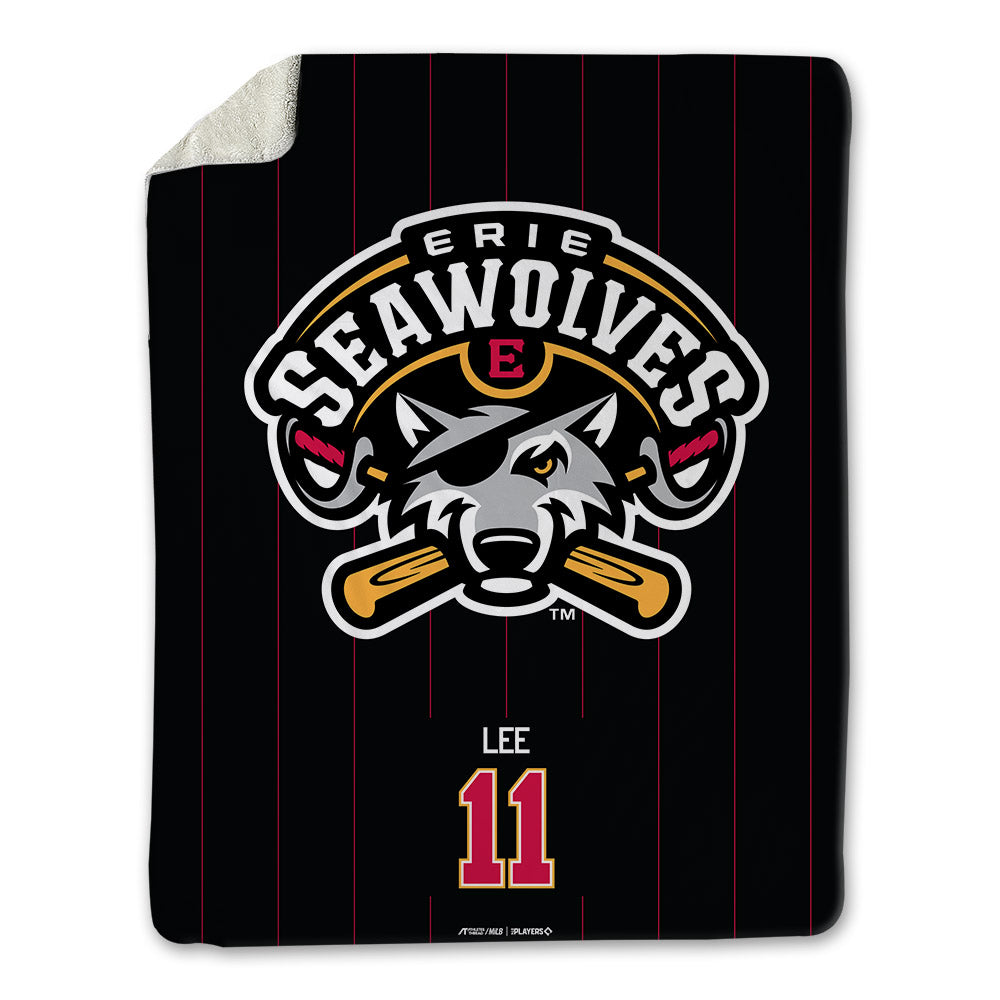 Erie SeaWolves - MILB Baseball : Patrick Lee - Blanket-0