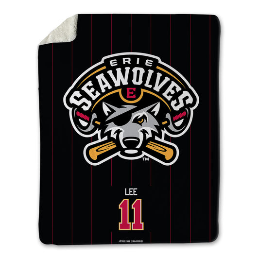 Erie SeaWolves - MILB Baseball : Patrick Lee - Blanket-0