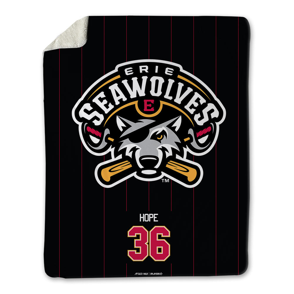 Erie SeaWolves - MILB Baseball : Zyhir Hope - Blanket-0