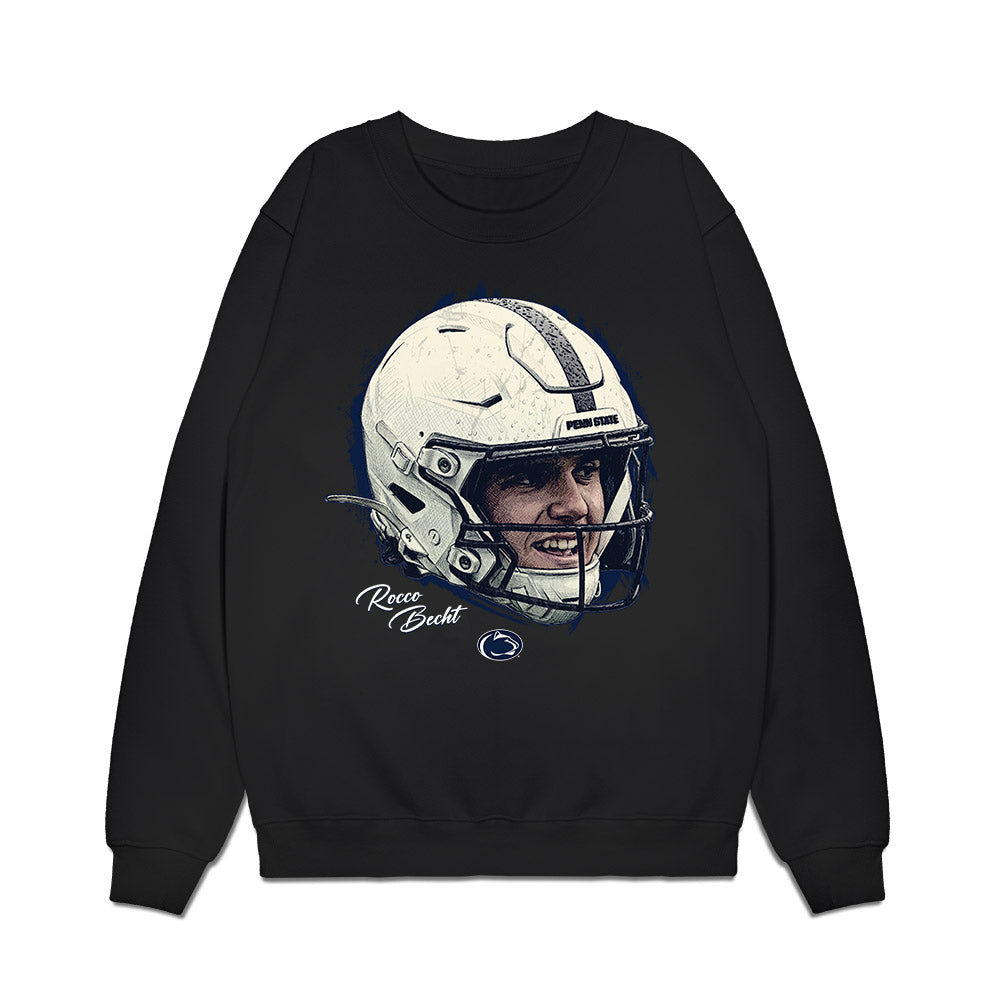 Penn State - NCAA Football : Rocco Becht - Gameface Premium Crewneck Sweatshirt-0