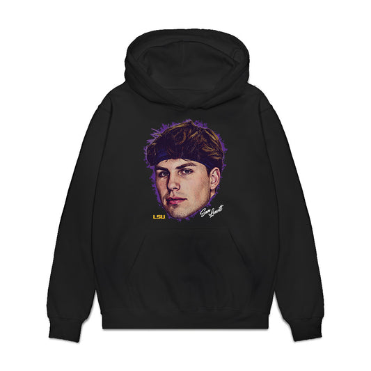 LSU - NCAA Football : Sam Leavitt - Game Face Premium Hooded Sweatshirt-0