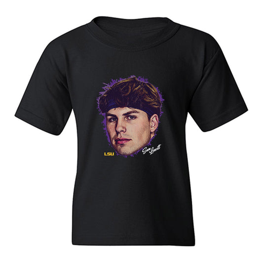 LSU - NCAA Football : Sam Leavitt - Game Face Youth T-Shirt-0