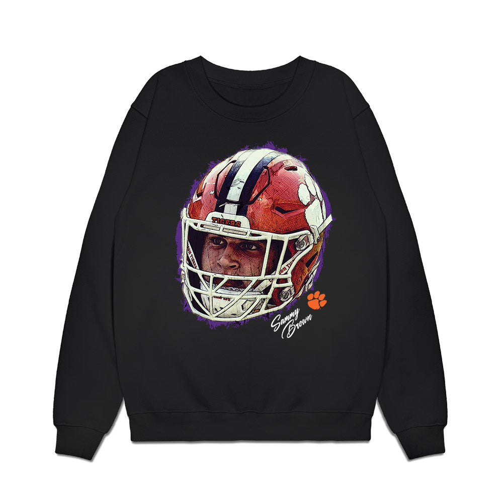 Clemson - NCAA Football : Sammy Brown - Game Face Premium Crewneck Sweatshirt-0