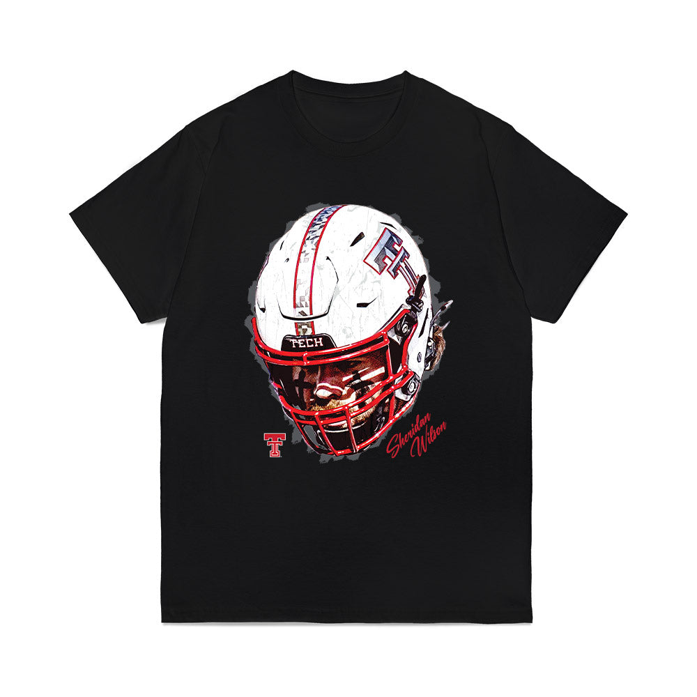 Texas Tech - NCAA Football : Sheridan Wilson - Game Face Comfort Colors T-Shirt-0
