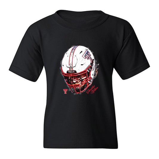 Texas Tech - NCAA Football : Sheridan Wilson - Game Face Youth T-Shirt-0